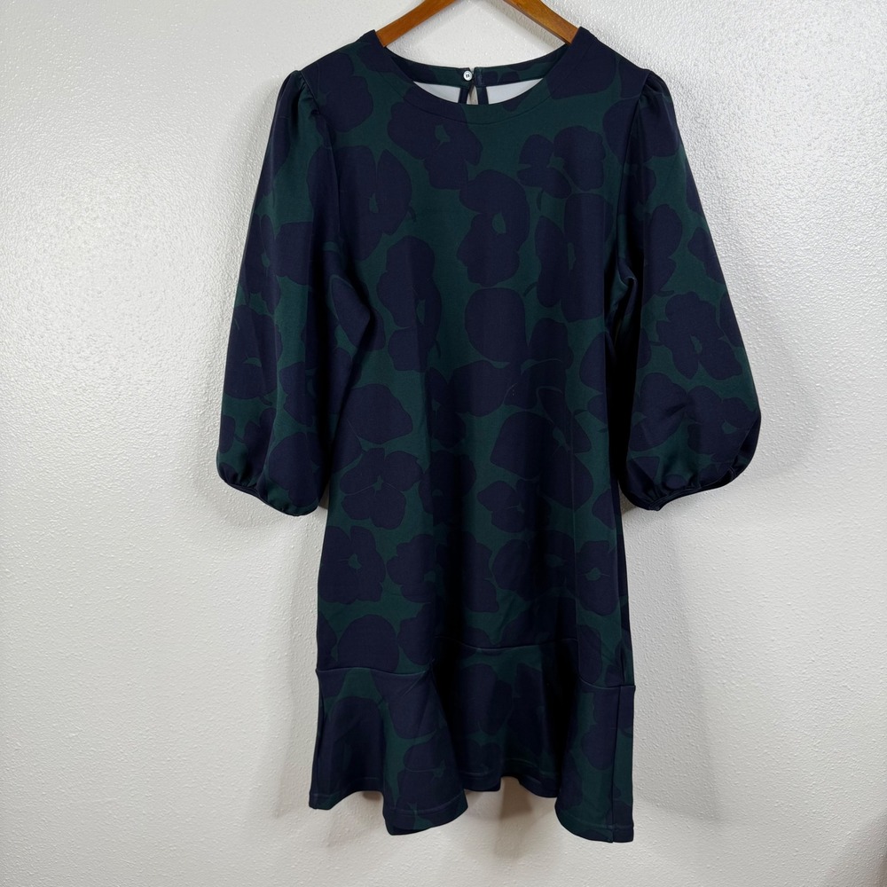 OTG Floral Long Sleeve‎ Midi Dress Size Large